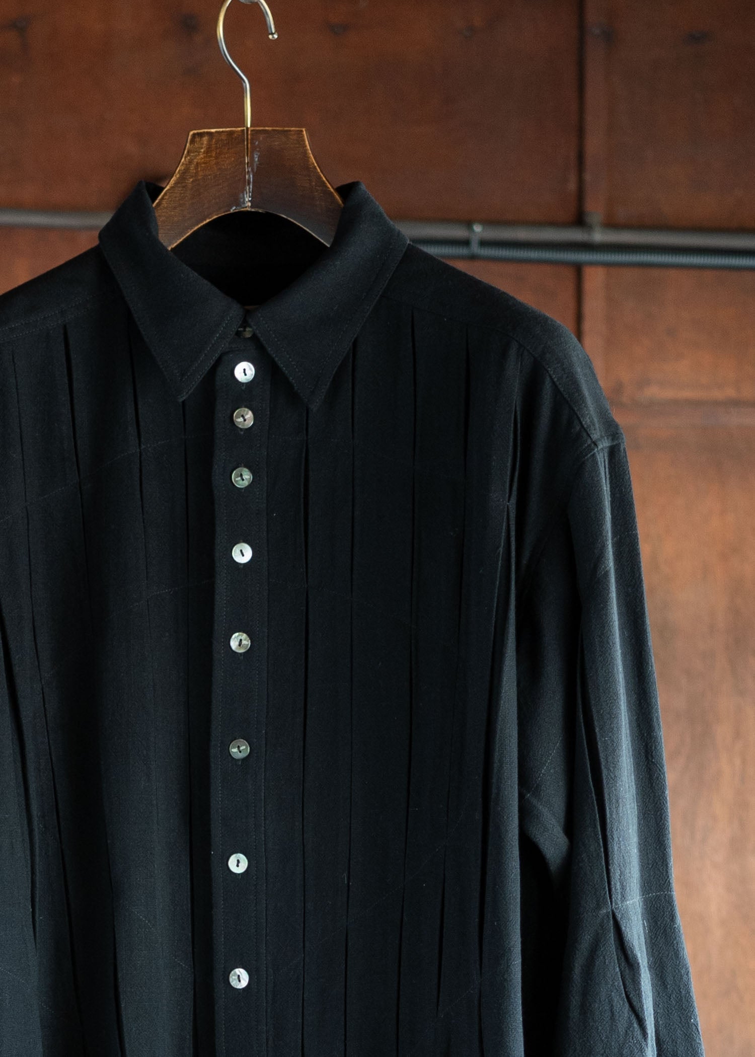 Professor.E Pleated Long Shirt