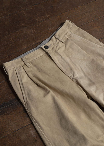 ZIGGY CHEN 0M2520504 STRAGHT LEG TROUSERS 42-LIGHT KHAKI