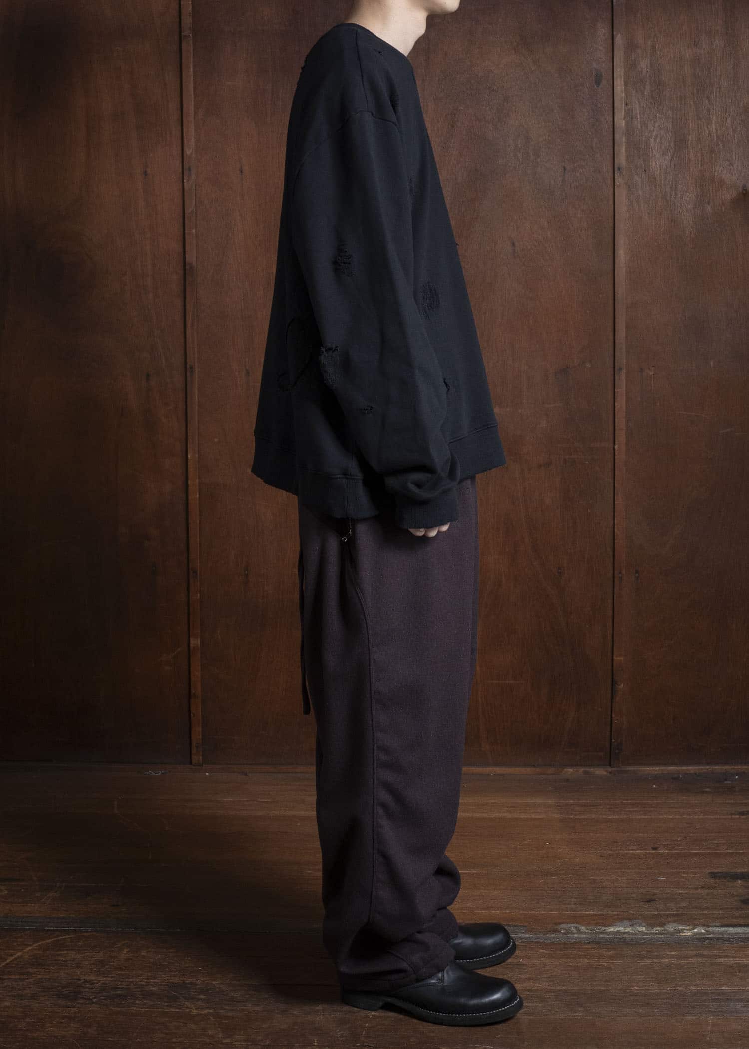 BIBLIOTHERK BR-PT03-AW25-03 TRACK TROUSERS BROWN