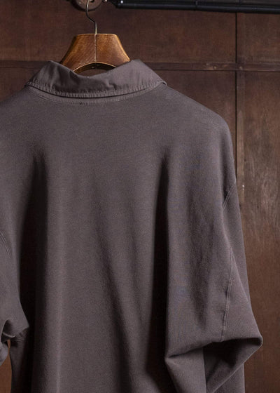 HED MAYNER LONG SLEEVE POLO BROWN HMMD70041RHD325