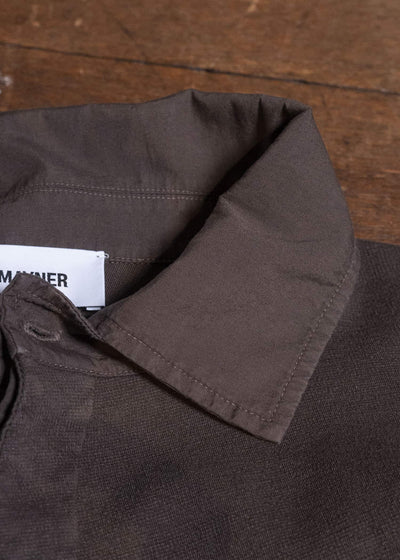 HED MAYNER LONG SLEEVE POLO BROWN HMMD70041RHD325