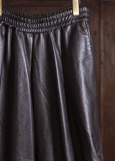 HED MAYNER PANTSFAUZ LEATHER PANTS BROWN HMMD30070THD334