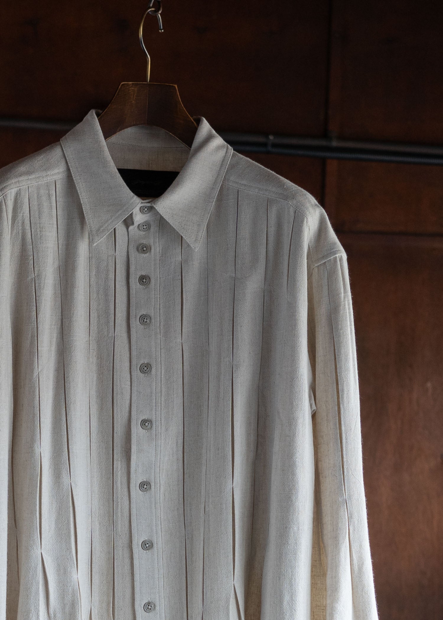 Professor.E Pleated Long Shirt