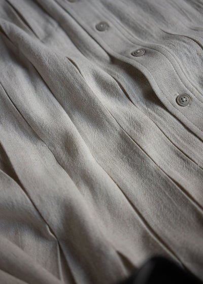 Professor.E Pleated Long Shirt