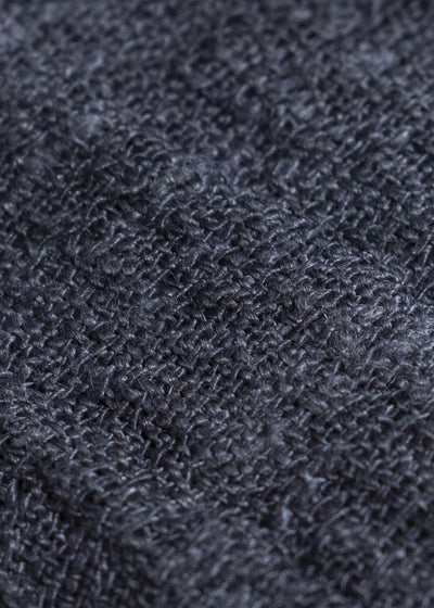 ZIGGY CHEN 0M2520501 DROP CROTCH WIDE LEG TROUSERS 23-SOOT BLUE