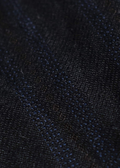 ZIGGY CHEN 0M2520512 STREAK FRONT PLEAT TROUSERS 04-BLACK X DARK BLUE