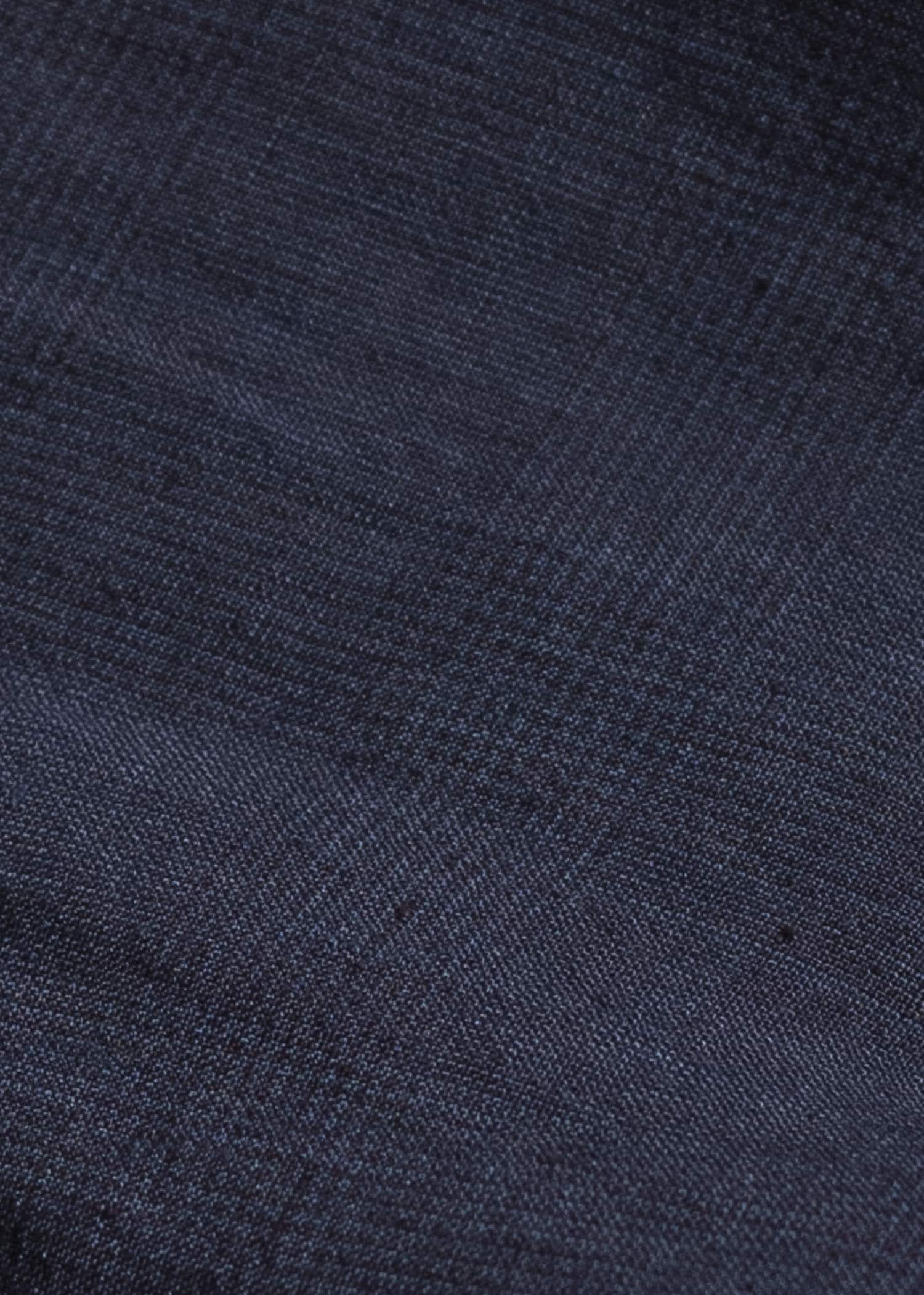 ZIGGY CHEN 0M2520515 STREAK FRONT PLEATED TROUSERS 25-MIDNIGHT BLUE