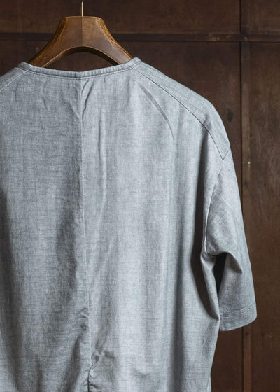 0M2610203 HENLEY-NECK GATHERED T-SHIRT 21