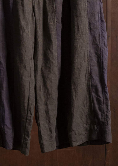 ZIGGY CHEN 25SS WIDE LEG CROPPED TROUSERS