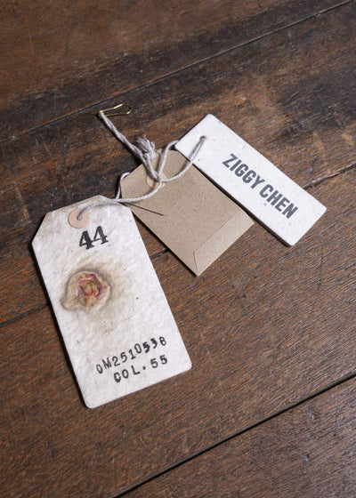 ZIGGY CHEN 25SS WIDE LEG CROPPED TROUSERS