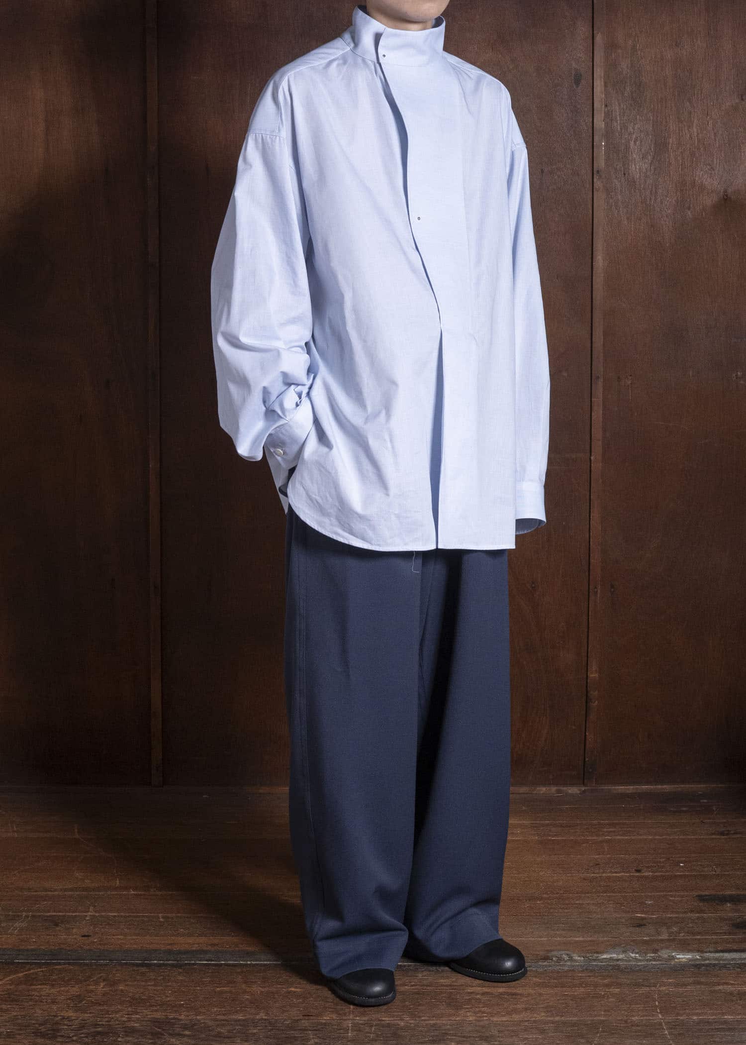 HED MAYNER PANTS NAVY BLUE HMMD30050AHD323