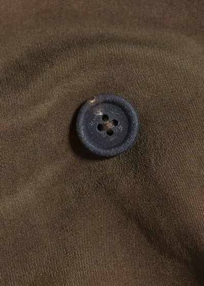 ZIGGY CHEN 0W2520903 DOUBLE BREASTED SILK BLAZER 54-OLIVE