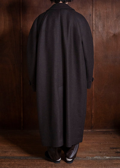 HED MAYNER COAT DARK BROWN HMMD10010AHD311