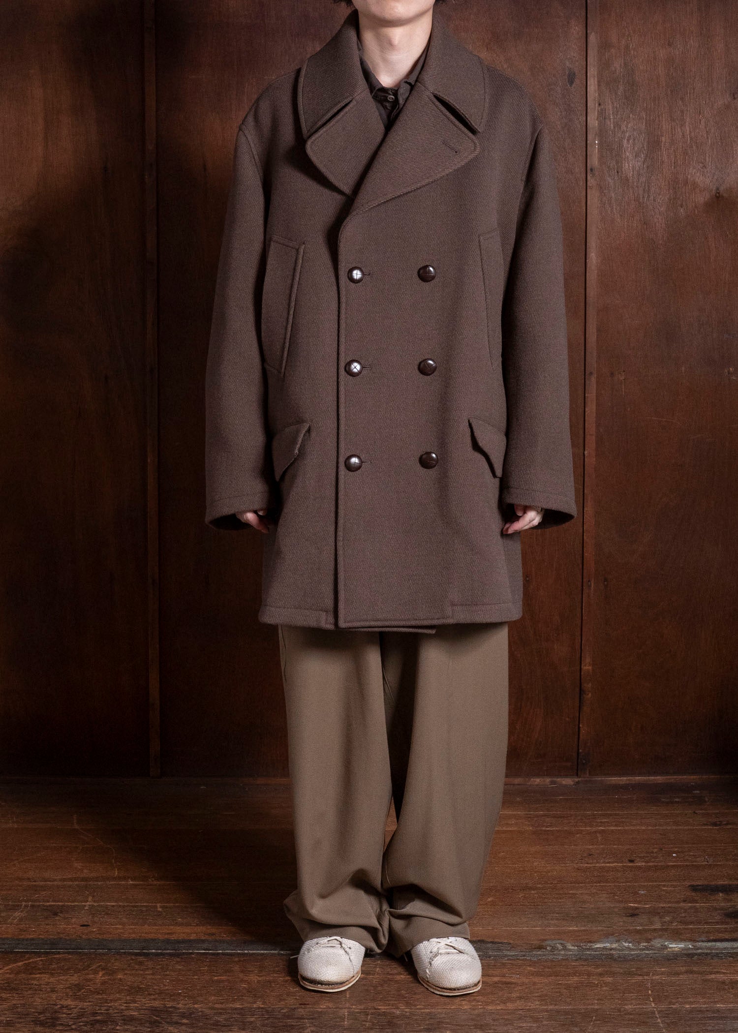 HED MAYNER COAT BROWN HMMD10075AHD322X