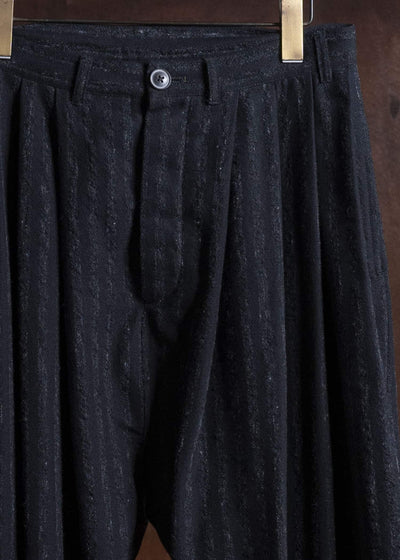 JAN-JAN VAN ESSCHE COTTON WOOL STRIPE PANTS