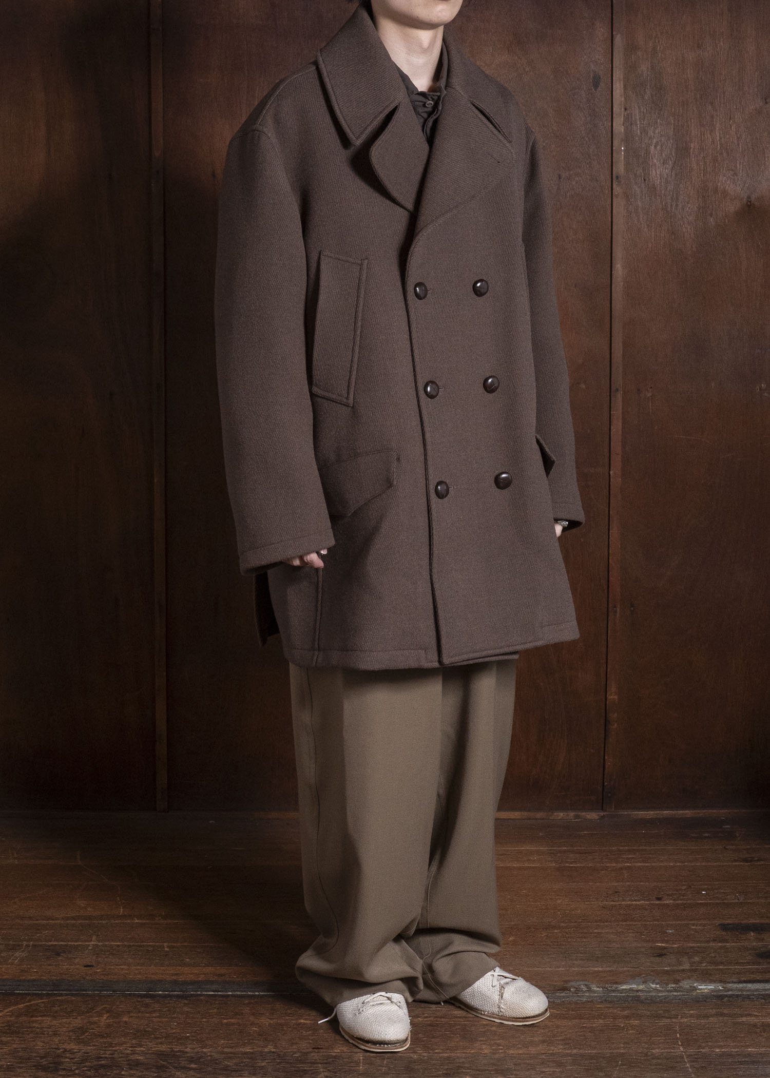 HED MAYNER COAT BROWN HMMD10075AHD322X