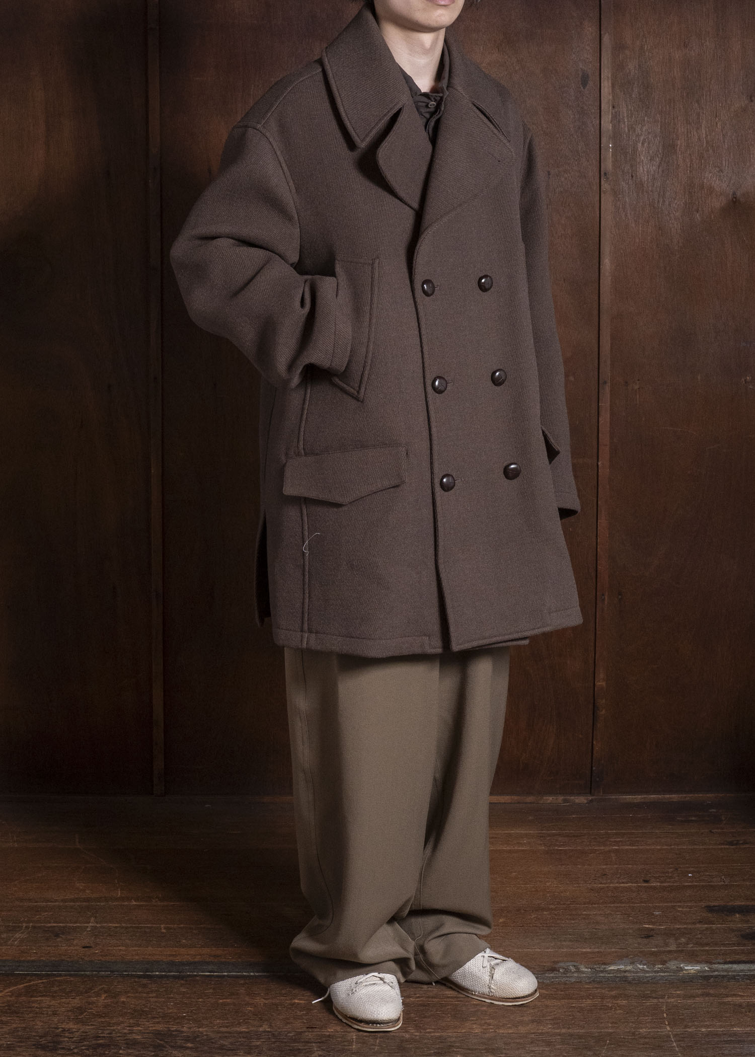 HED MAYNER COAT BROWN HMMD10075AHD322X