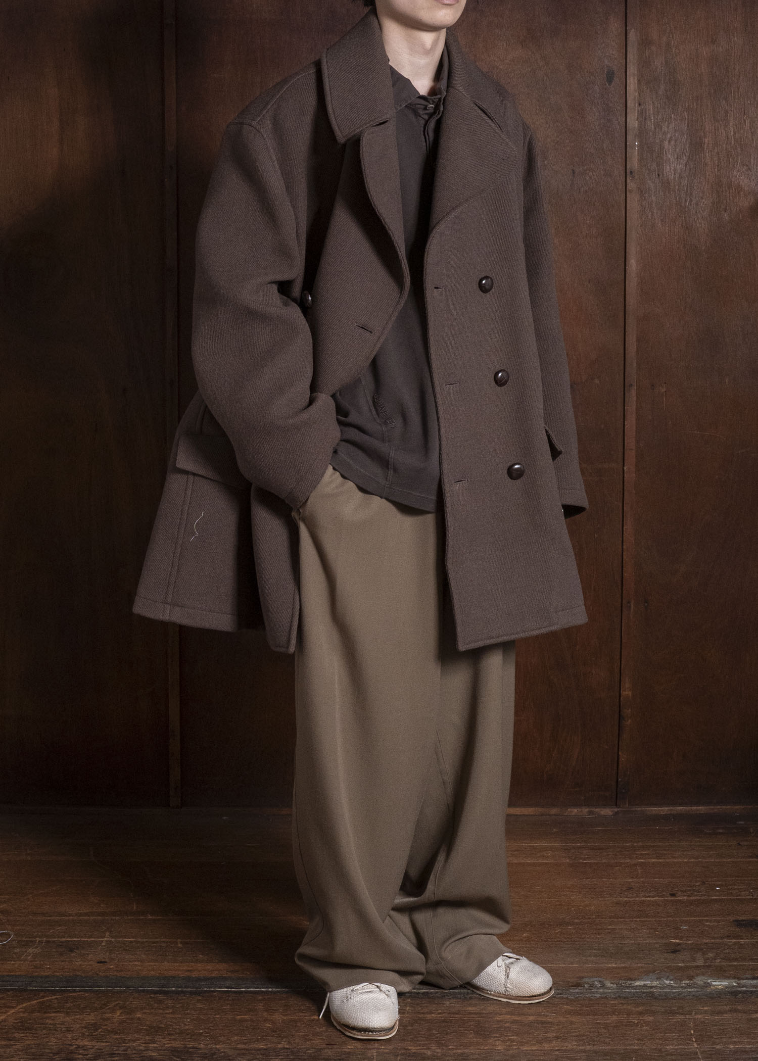 HED MAYNER COAT BROWN HMMD10075AHD322X