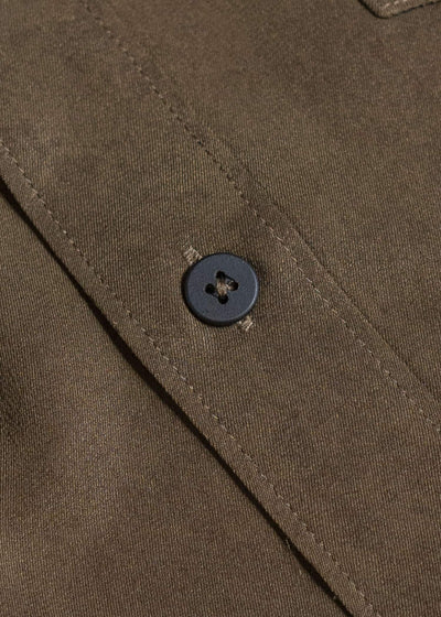 ZIGGY CHEN 0M2520710 CLASSIC SHORT SLEEVE SHIRT 54-OLIVE