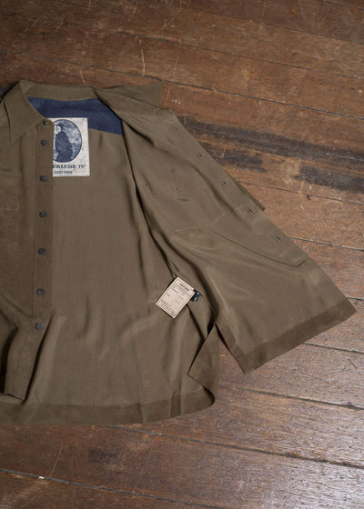 ZIGGY CHEN 0M2520710 CLASSIC SHORT SLEEVE SHIRT 54-OLIVE