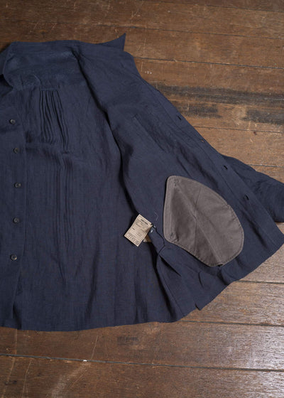 ZIGGY CHEN 0M2520706 OVERSIZED SHIRT 25-MIDNIGHT BLUE