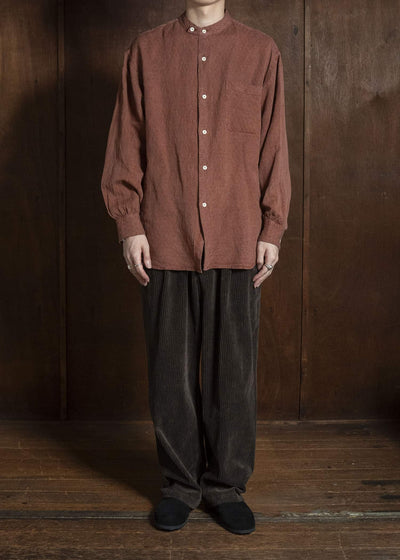 MARK.S MS0109 DRESS BAND SHIRT TEICHIGI WOOD