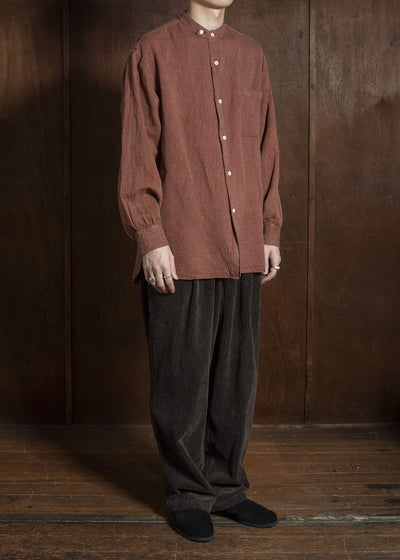 MARK.S MS0109 DRESS BAND SHIRT TEICHIGI WOOD
