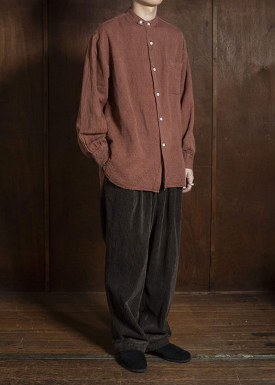 MARK.S MS0109 DRESS BAND SHIRT TEICHIGI WOOD