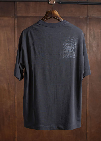 ZIGGY CHEN 0M2520209 DIGITAL PRINT T-SHIRT 04-INDIGO BLACK