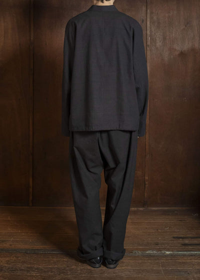 Jurgen Lehl J0162FPM832-こげ茶 カーディ カーブパンツ こげ茶