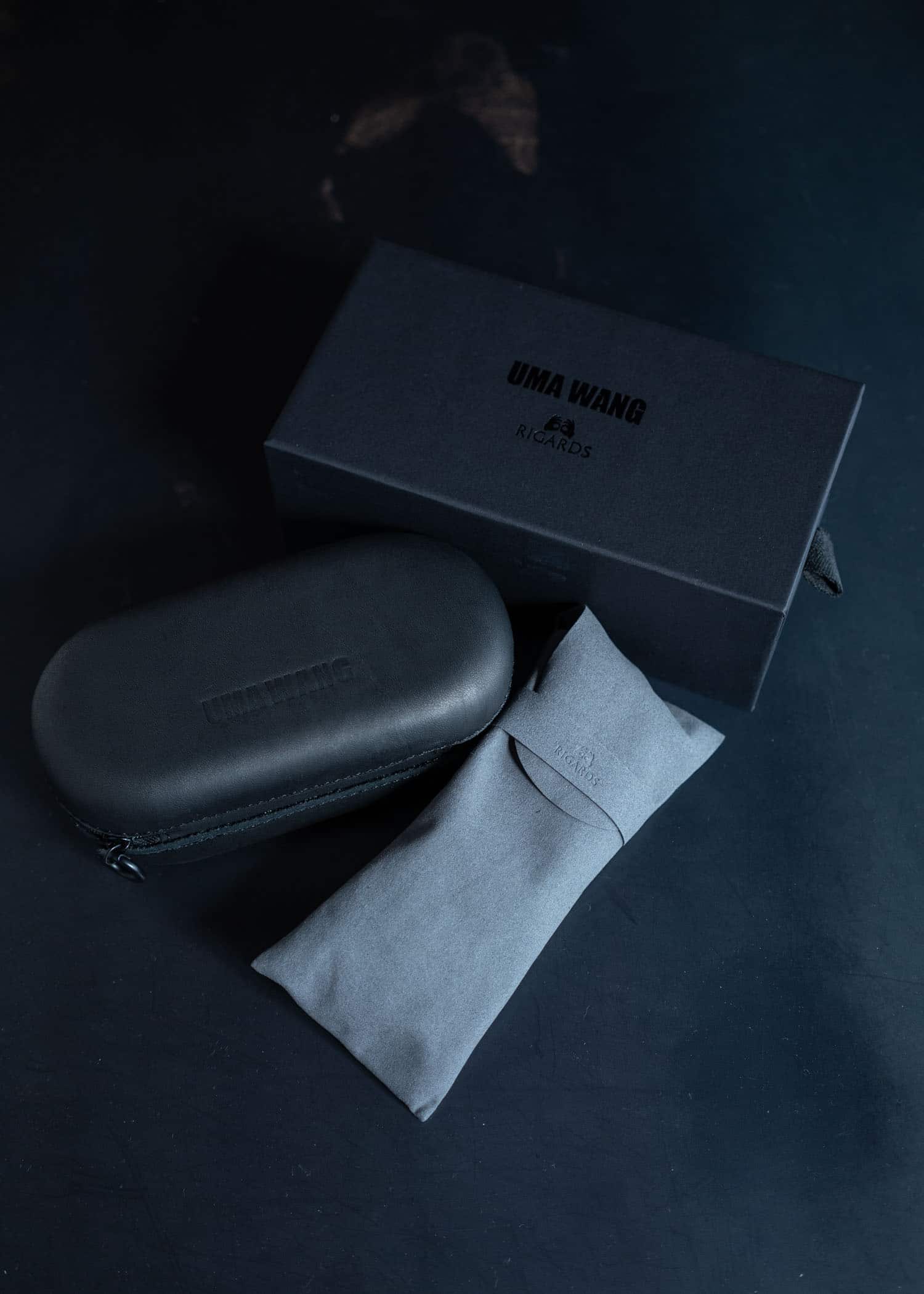 RIGARDS RG00UW14 ANTIQUE BLACK (FRAME) x DARK GRAY (LENS)