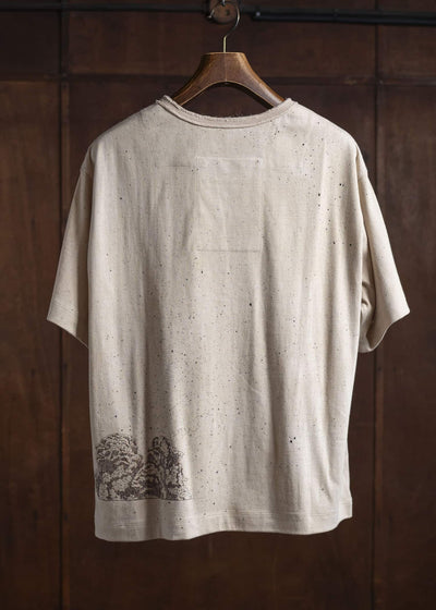 ZIGGY CHEN 0M2520203 DIGITAL PRINT T-SHIRT 12-WHEAT