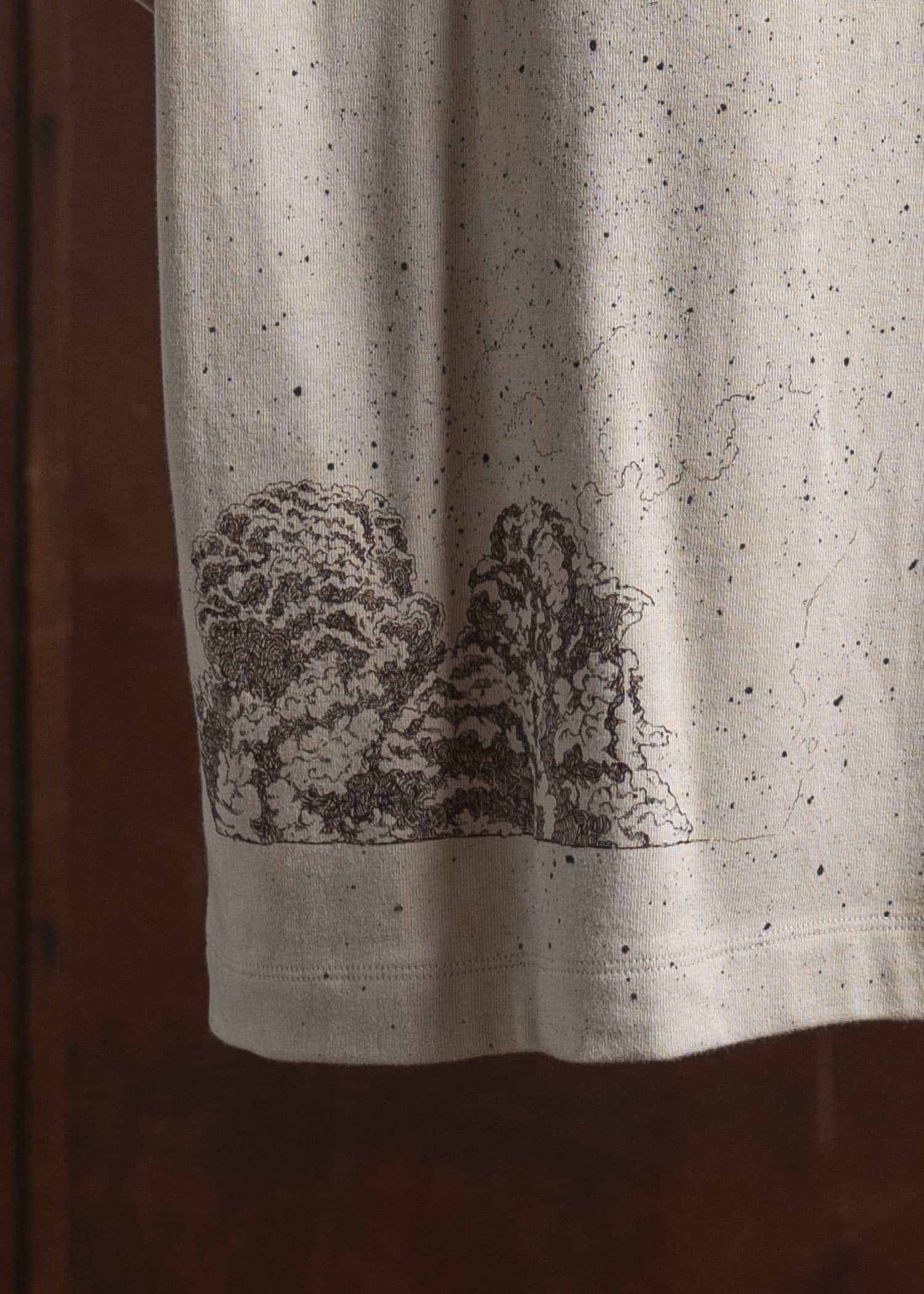 ZIGGY CHEN 0M2520203 DIGITAL PRINT T-SHIRT 12-WHEAT