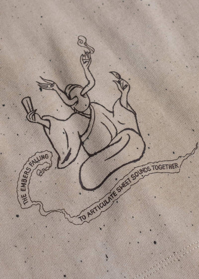 ZIGGY CHEN 0M2520203 DIGITAL PRINT T-SHIRT 12-WHEAT