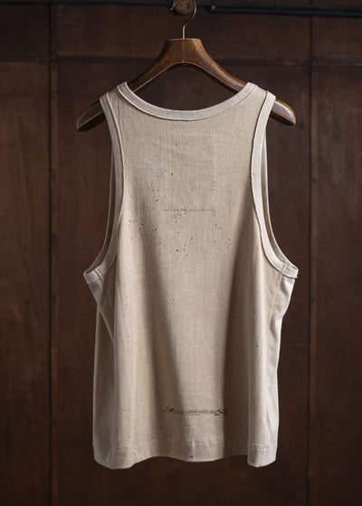 ZIGGY CHEN 0M2520208 DIGITAL PRINT TANK TOP 12-WHEAT