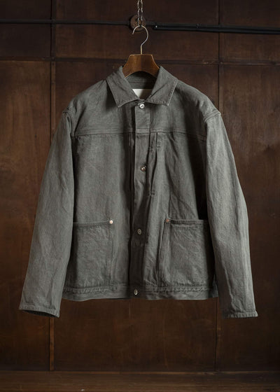 YOKO SAKAMOTO YS-26SS-17-MUGWORT Pleats Jacket MUGWORT