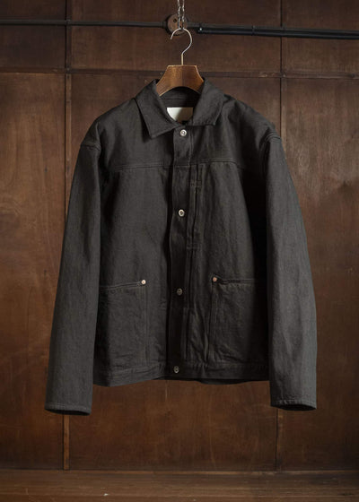 YOKO SAKAMOTO YS-26SS-17-KAKISHIBU Pleats Jacket KAKISHIBU