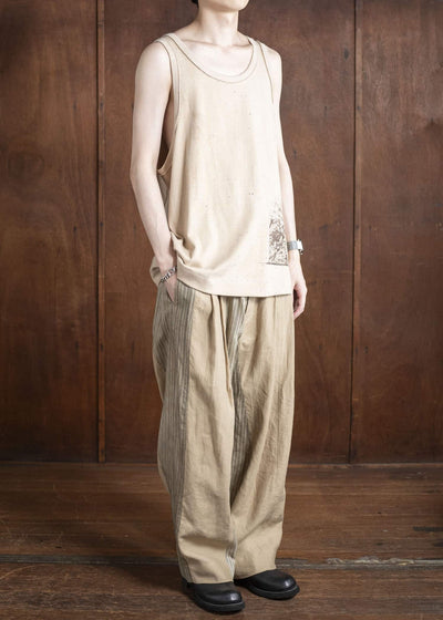 ZIGGY CHEN 0M2520208 DIGITAL PRINT TANK TOP 12-WHEAT