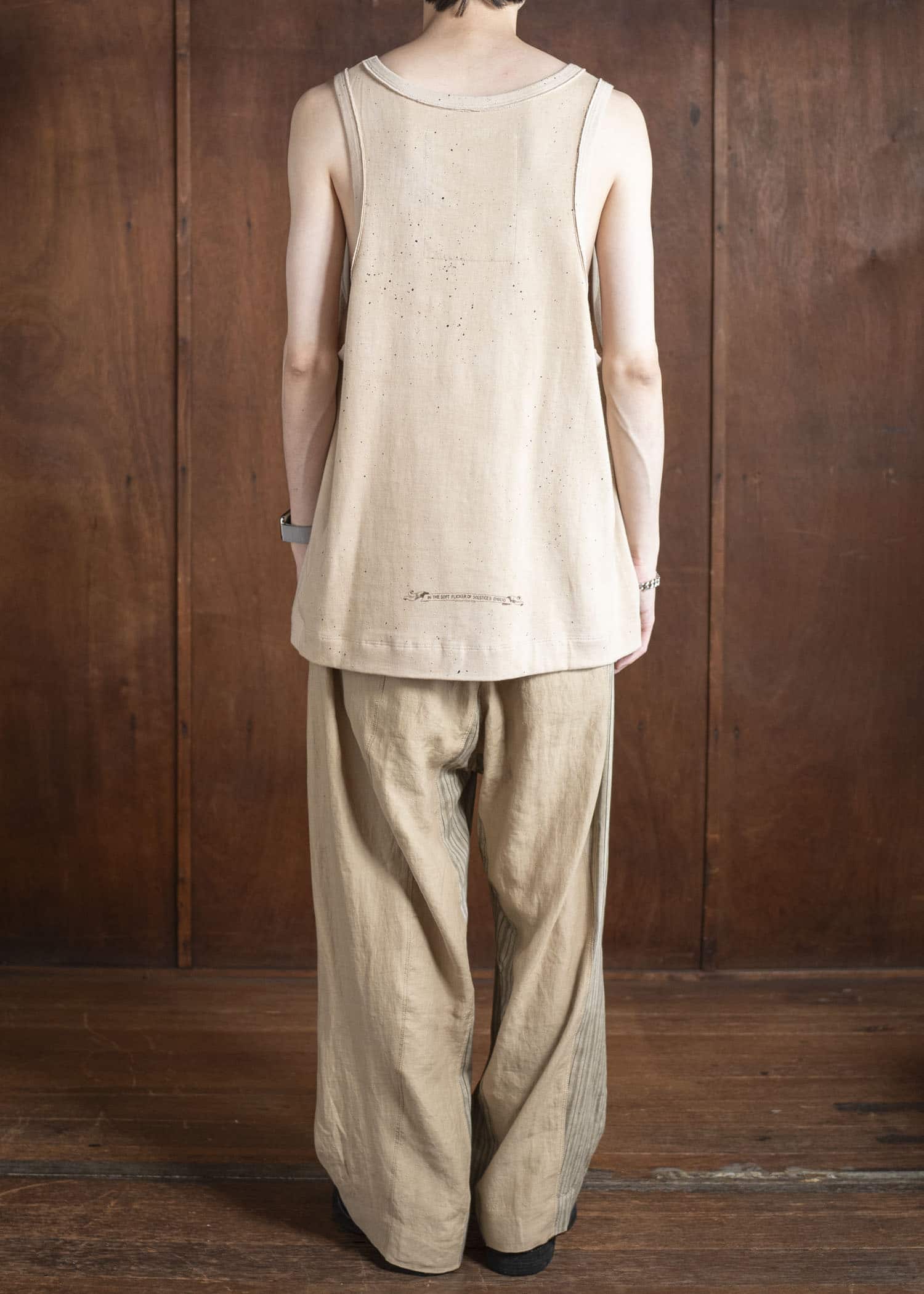 ZIGGY CHEN 0M2520208 DIGITAL PRINT TANK TOP 12-WHEAT