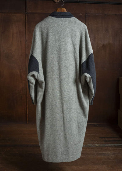 amachi. AY19C-2096 Covered Coat -019 Gray Green