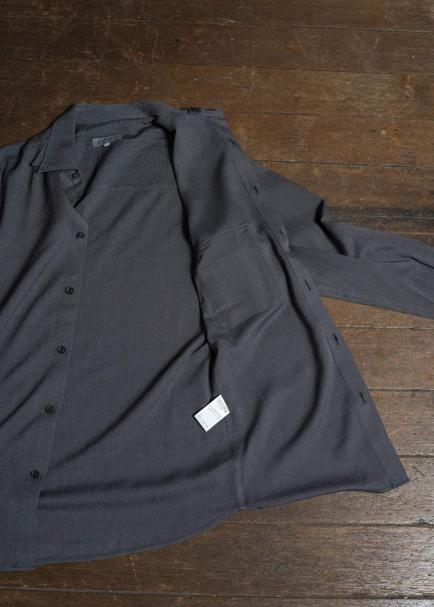 YOHJI YAMAMOTO POUR HOMME Double Collar Shirt HO-B27-208-1