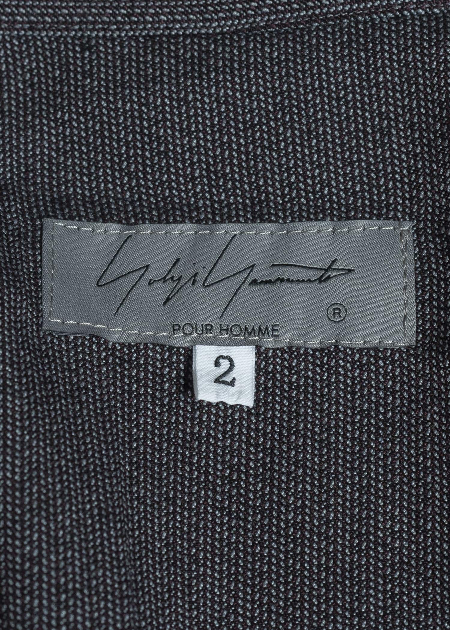 YOHJI YAMAMOTO POUR HOMME Double Collar Shirt HO-B27-208-1