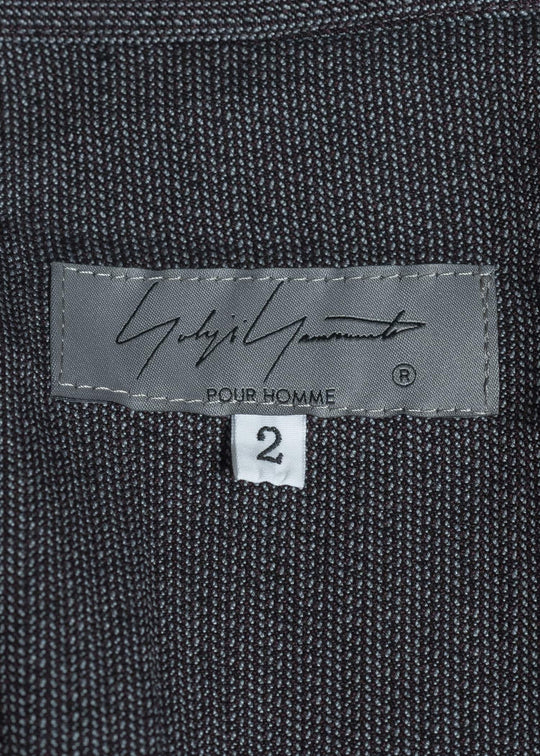 YOHJI YAMAMOTO POUR HOMME Double Collar Shirt HO-B27-208-1