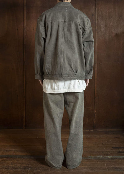 YOKO SAKAMOTO YS-26SS-17-MUGWORT Pleats Jacket MUGWORT