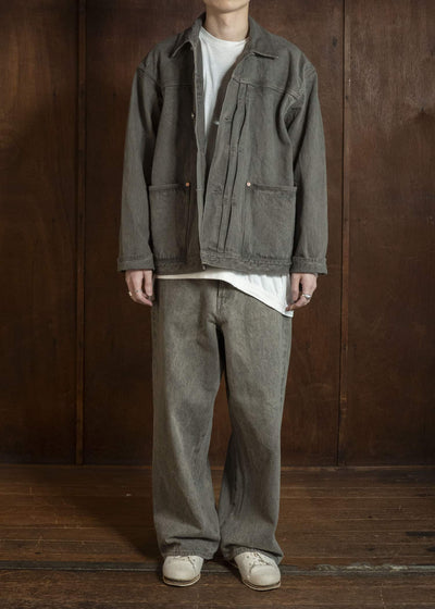 YOKO SAKAMOTO YS-26SS-17-MUGWORT Pleats Jacket MUGWORT
