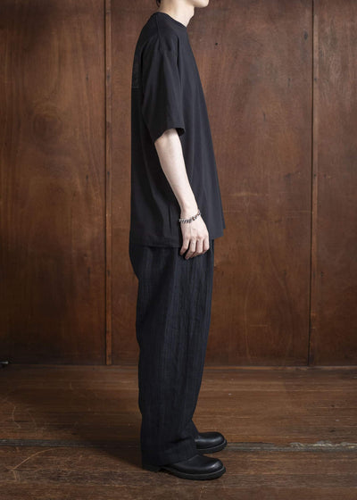 ZIGGY CHEN 0M2520209 DIGITAL PRINT T-SHIRT 04-INDIGO BLACK