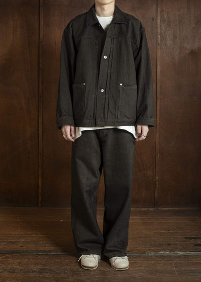 YOKO SAKAMOTO YS-26SS-19-KAKISHIBU 5Pocket Baggy Pants KAKISHIBU