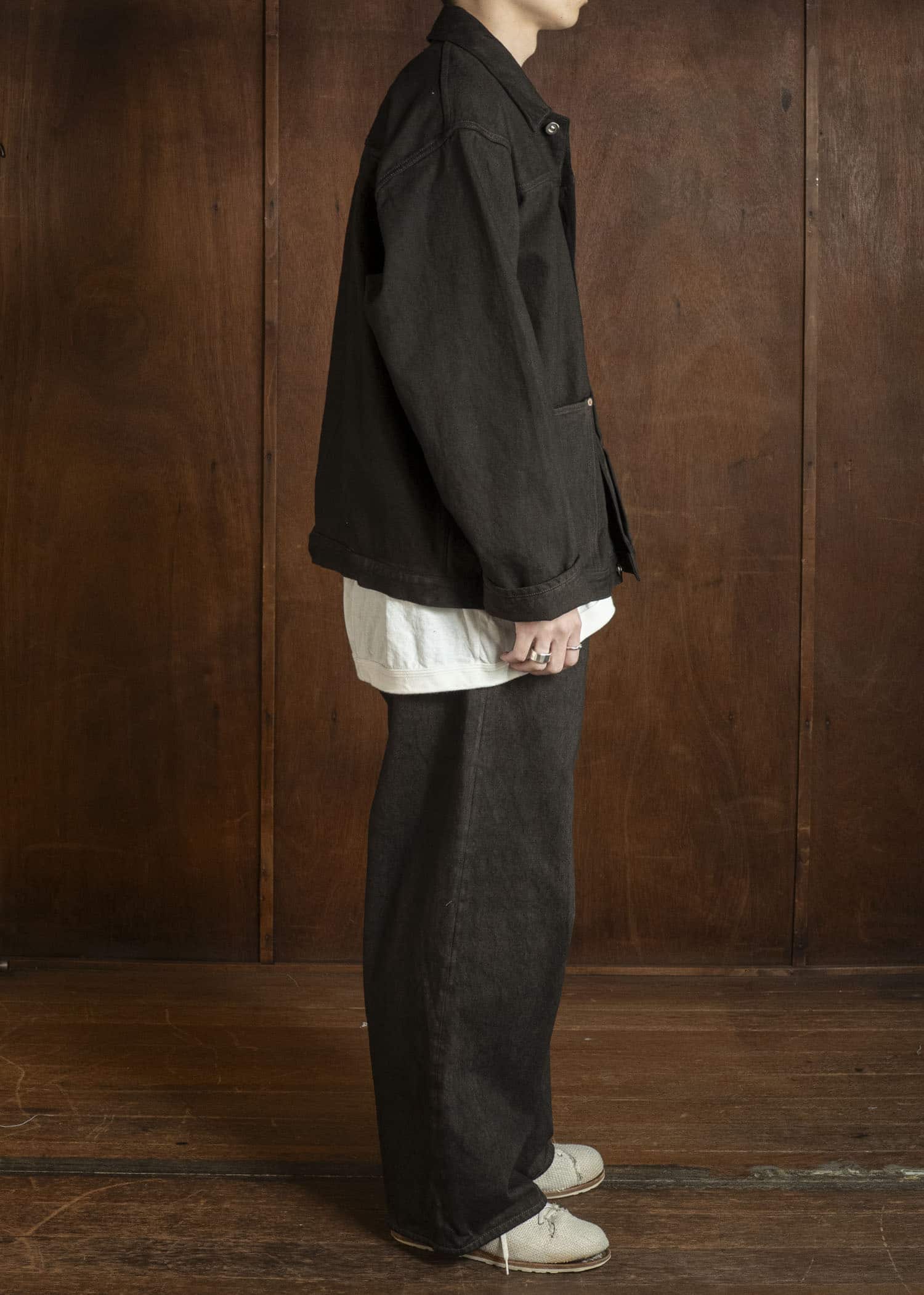 YOKO SAKAMOTO YS-26SS-19-KAKISHIBU 5Pocket Baggy Pants KAKISHIBU