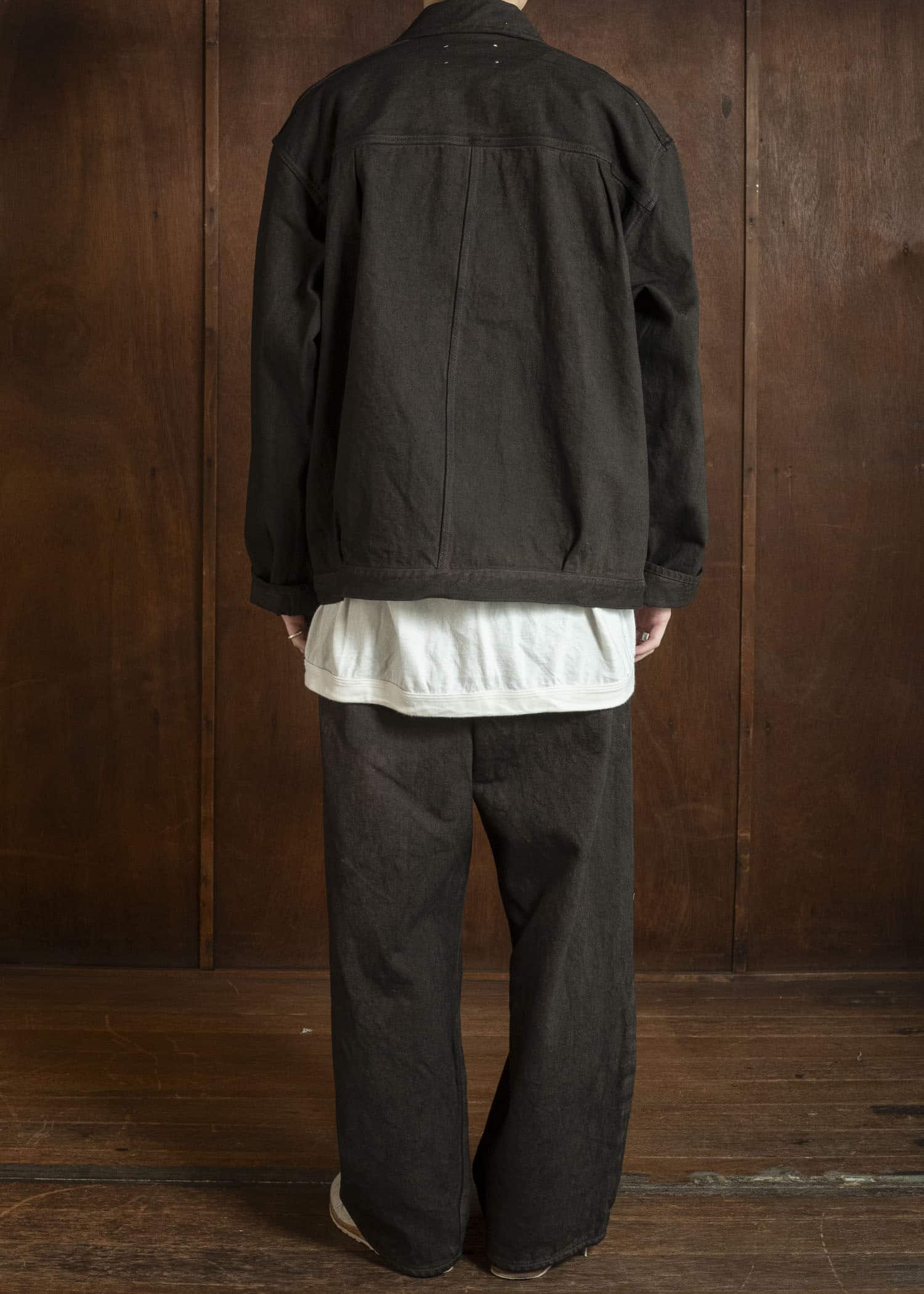 YOKO SAKAMOTO YS-26SS-19-KAKISHIBU 5Pocket Baggy Pants KAKISHIBU