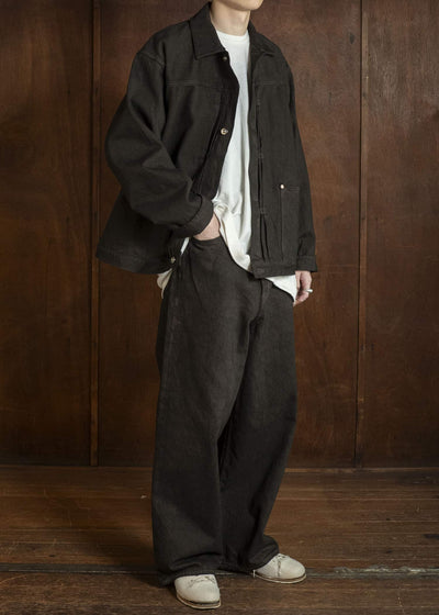 YOKO SAKAMOTO YS-26SS-19-KAKISHIBU 5Pocket Baggy Pants KAKISHIBU